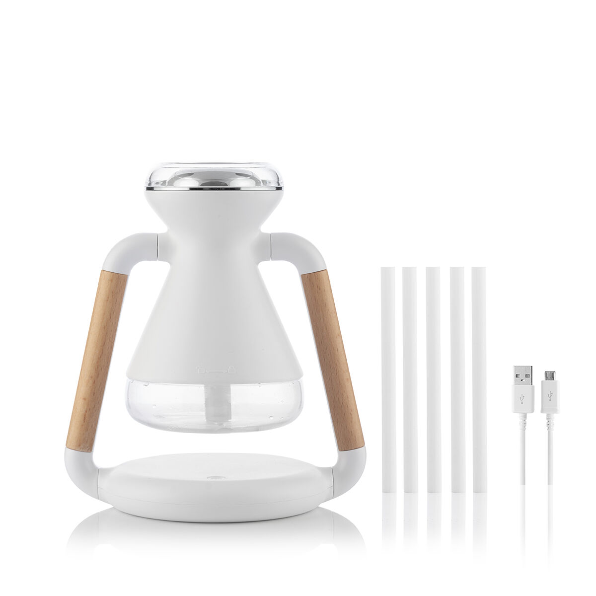 3-i-1 Trådlös laddare, aromdiffuser och luftfuktare Misvolt InnovaGoods